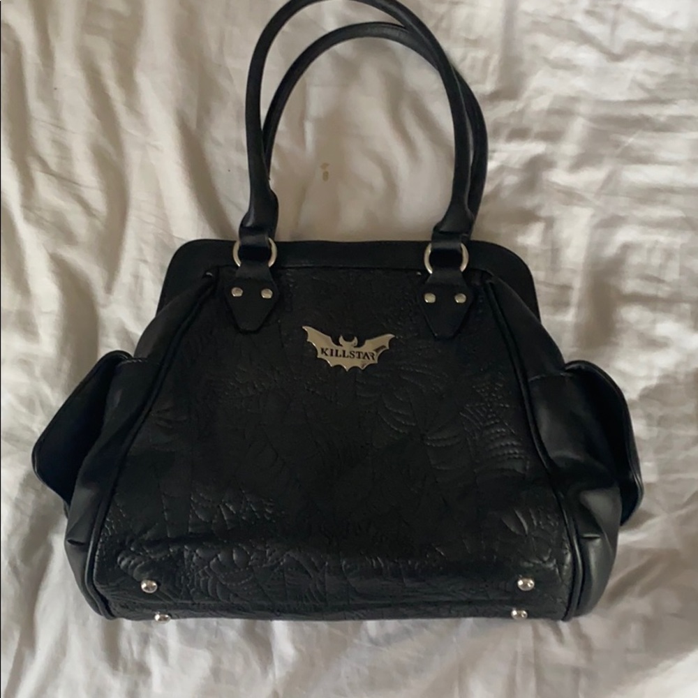 Black Killstar  Spiderweb Purse